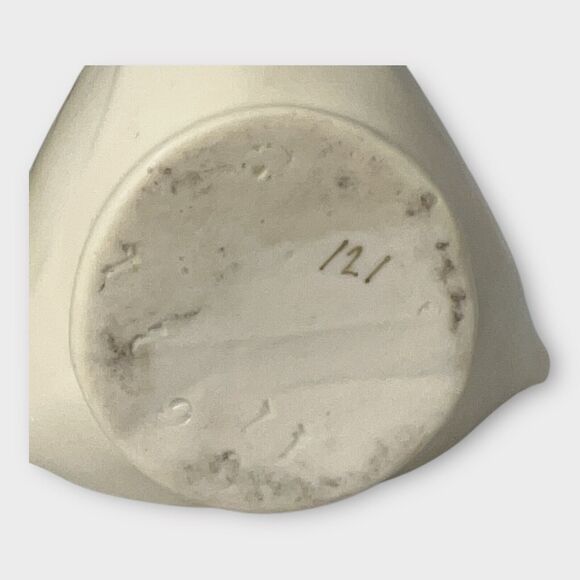 Robert Hanke Vase Floral Design RH Austria Porcelain Unique Antique - Picture 7 of 7